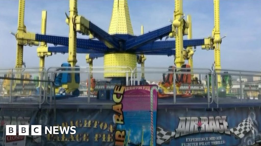 One hurt at Brighton pier's Air Race fairground ride BBC News