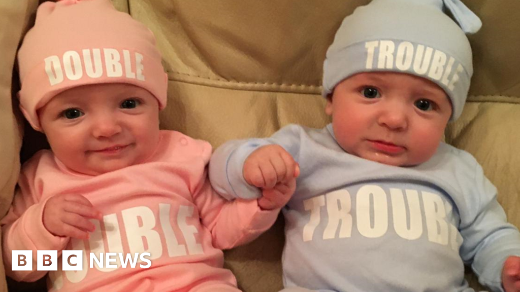 IVF The joy of baby twins for Belfast mother aged 49