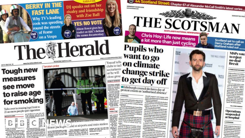 Scotland S Papers Raise Smoking Age To 21 And Pupils Strike    105908779 Untitled 