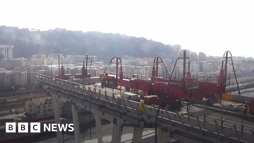 Genoa bridge collapse Demolition begins six months after disaster