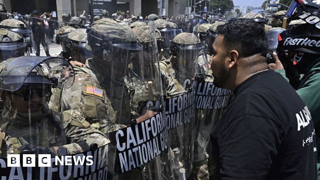How the LA clashes unfolded... in 60 seconds