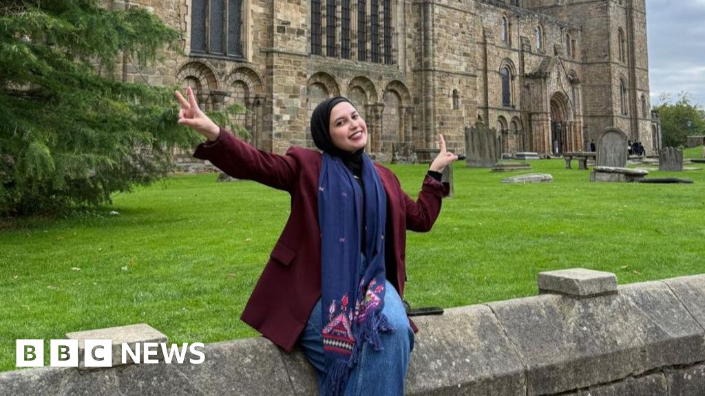 'Half my mind is still in Gaza': Evacuated teacher begins studies in UK