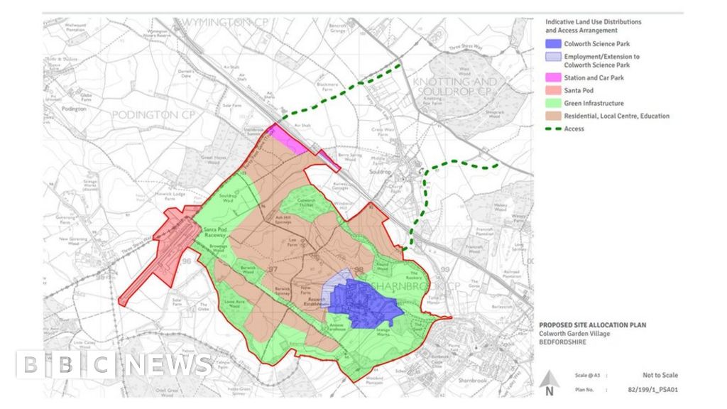 Colworth Garden Village homes could be built on 'unspoilt countryside' 