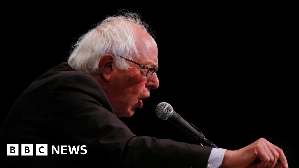 Us Election Sanders Says He Will Vote For Clinton Bbc News 