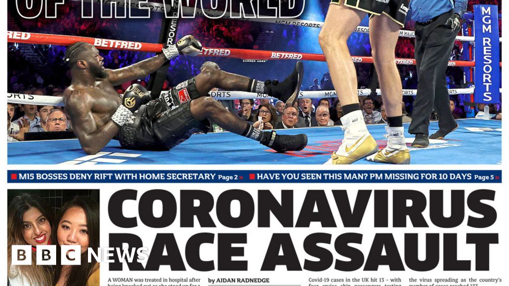 Headlines: Fury 'Gypsy king of the world and Corona-Virus-pandemic-fears