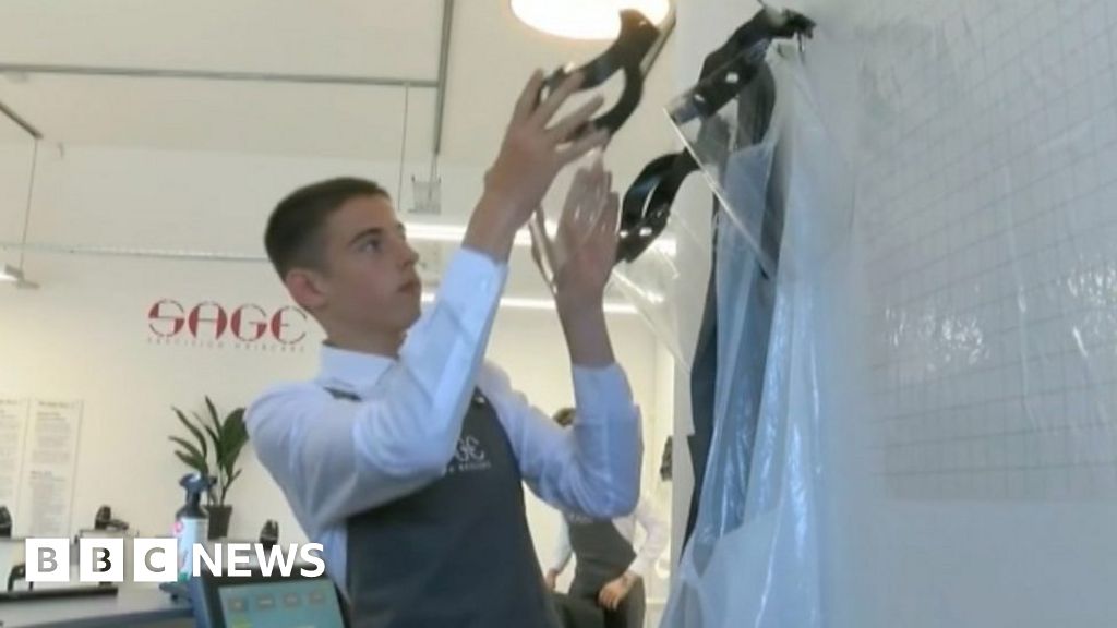 Coronavirus 'Excitement' as hairdressers prepare for reopening