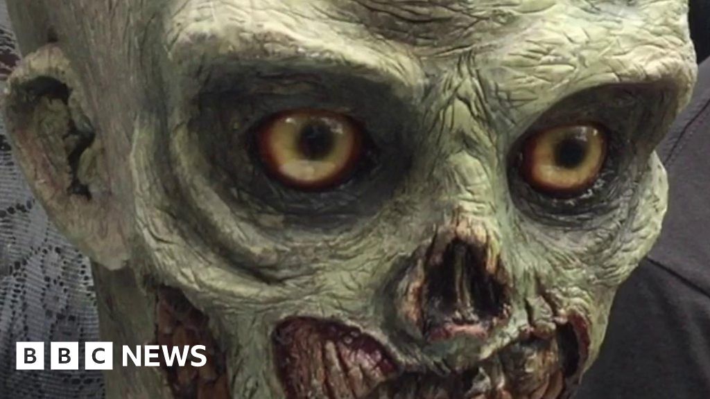 The man who makes zombies in his garden shed - BBC News