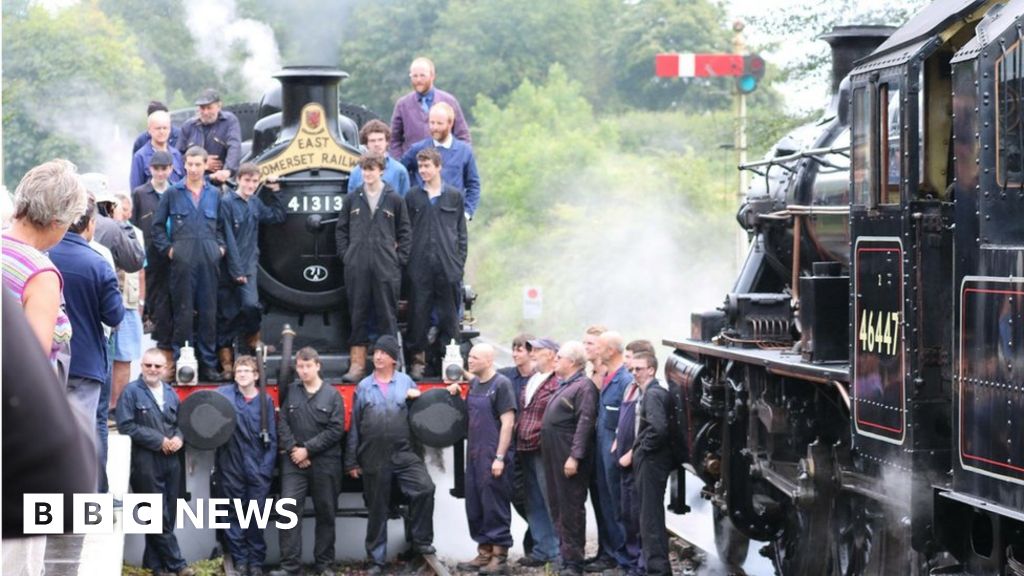 Engine 41313 restored by East Somerset Railway