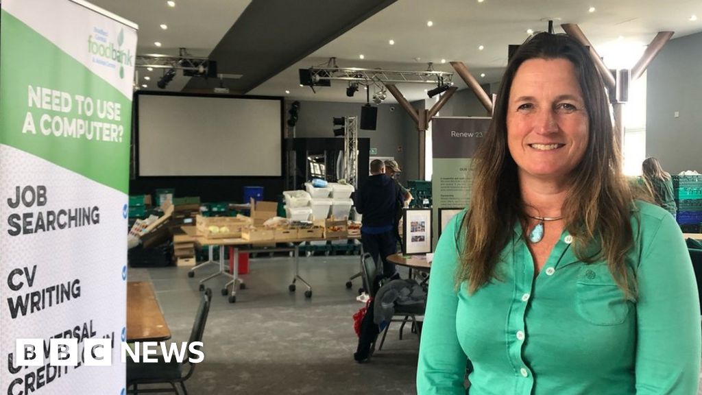 Cost of living Bradford food bank buys in supplies as donations fall