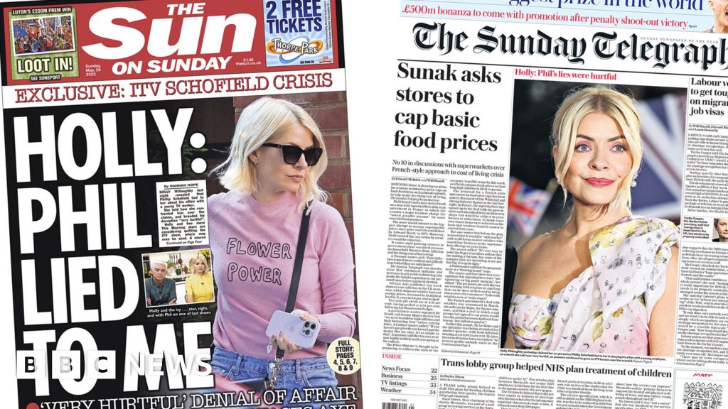 Newspaper headlines: ‘Phil lied to me’ and ‘plans to cap food prices’