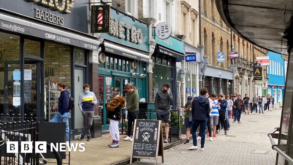 Coronavirus Pubs and hairdressers reopen as England's lockdown eases