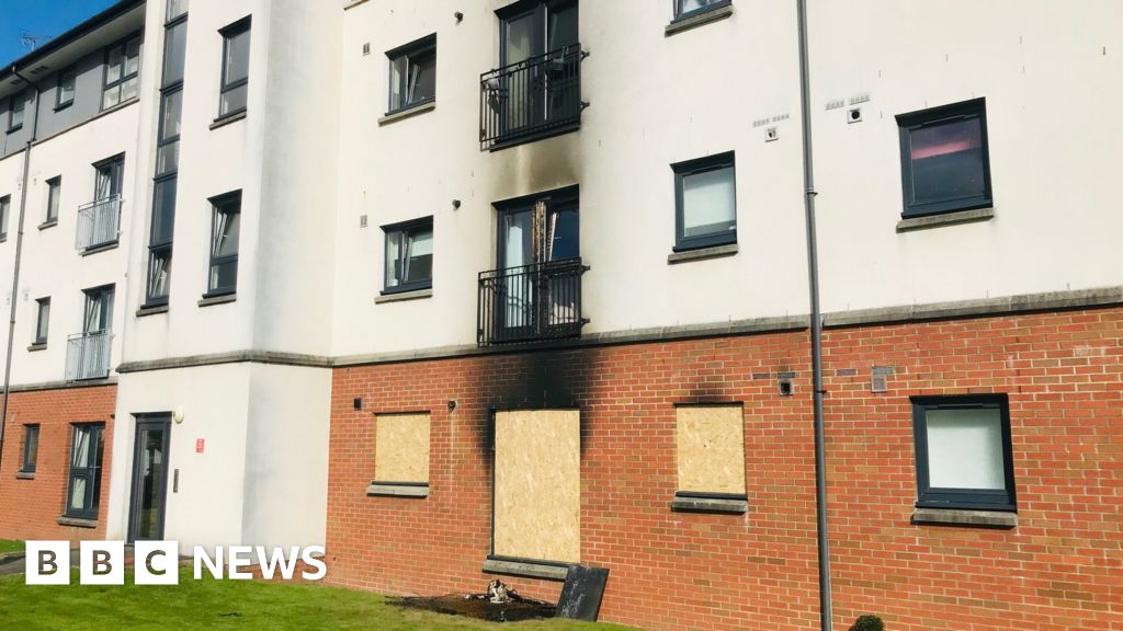 Man charged over Greenock fire murder attempt BBC News