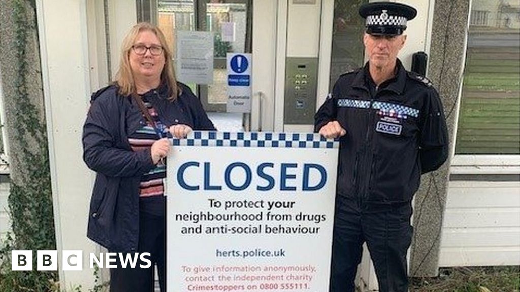 London Colney flat closed after antisocial behaviour BBC News