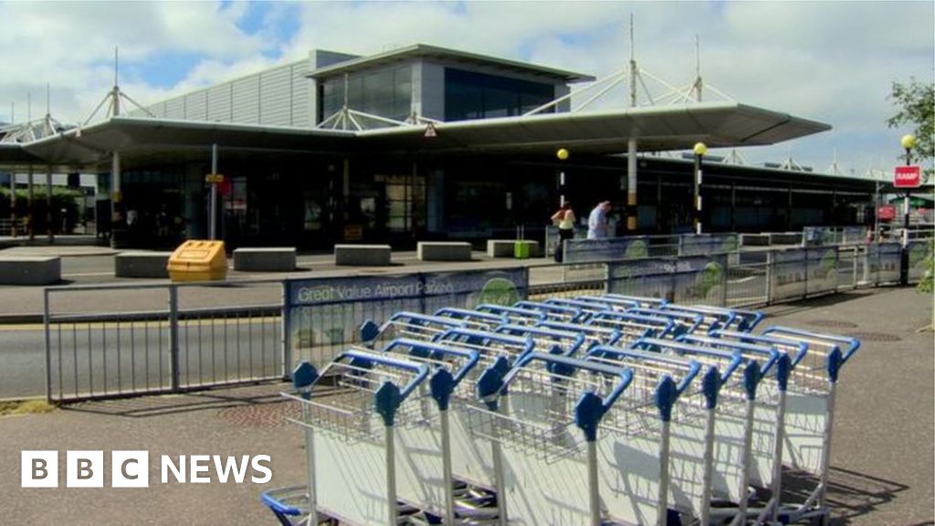 Belfast International Airport flooded cars 'potential death trap' - BBC