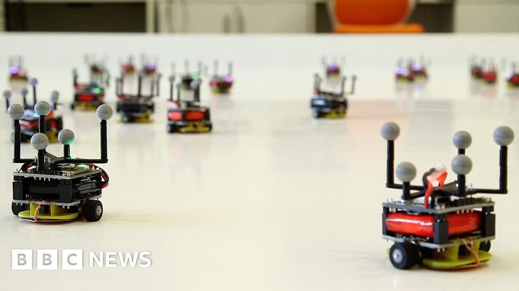 Tech's new robotic swarm for hire BBC News