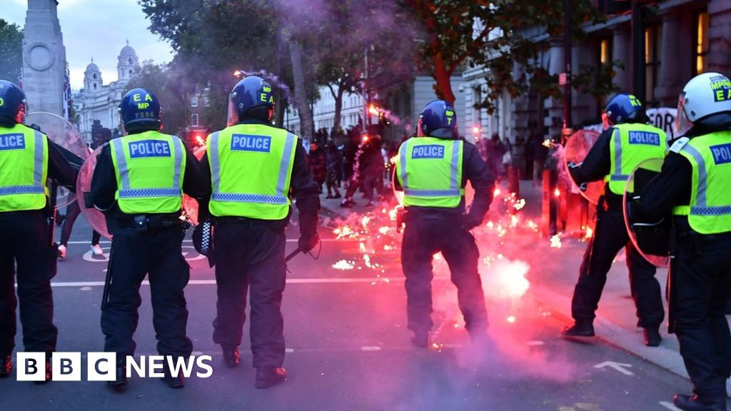 UK Anti-racism Protests: 'Justice Will Follow' The 'thuggery', Patel ...