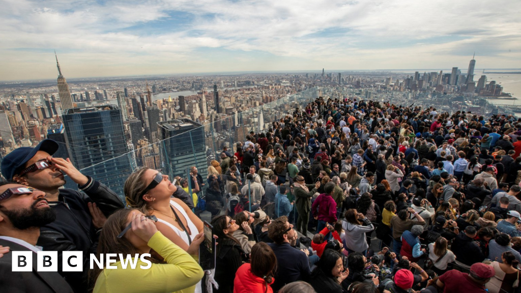 Total solar eclipse: the continent watches in wonder