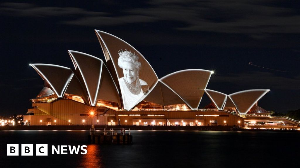 In pictures: Dark shadows at the Opera House in Sydney, the world mourns the Queen’s demise