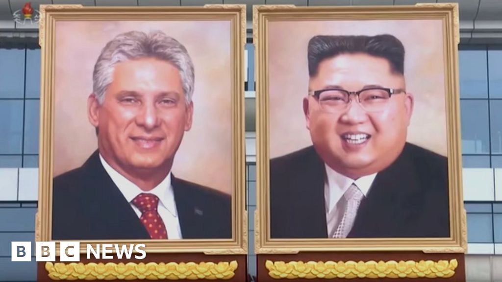 North Koreas Kim Jong Un Gets First Official Portrait Bbc News 