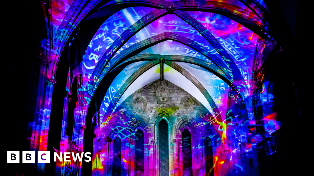 Hereford Cathedral Hosts Space Sound and Light Show