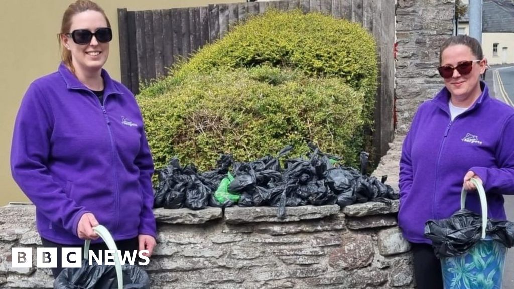 Brecon walkers pick up 80 dog poos in 90 minutes in town