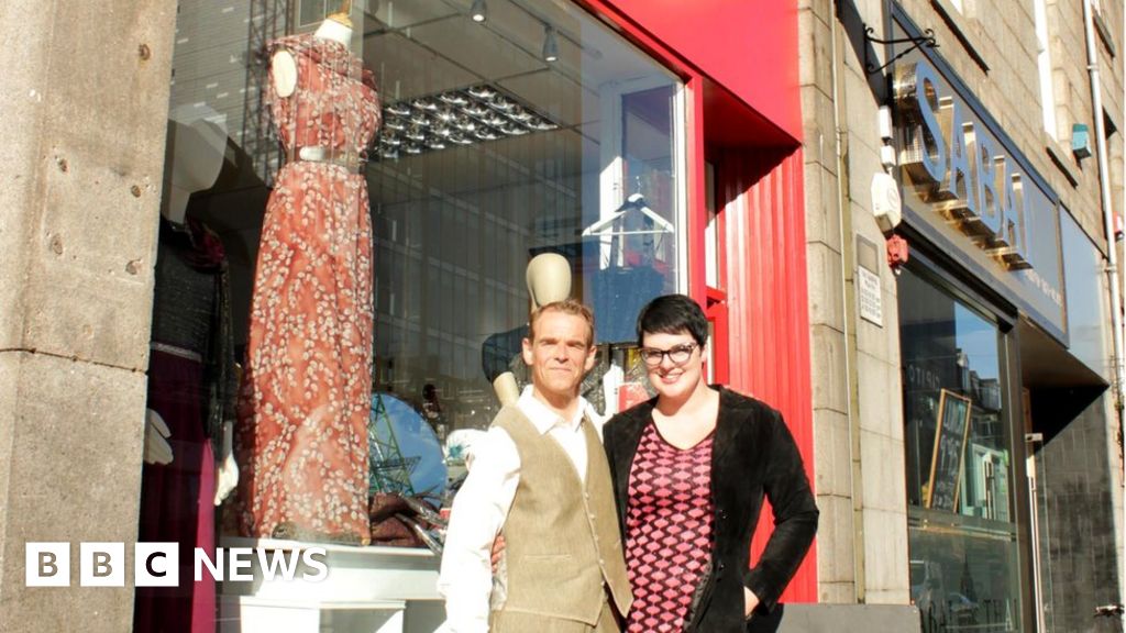 Designer clothes worth £5,000 donated to Aberdeen Shelter shop BBC News