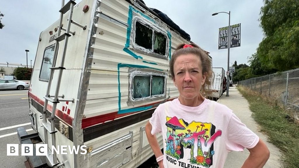 Van life is far from glamorous on LA's streets