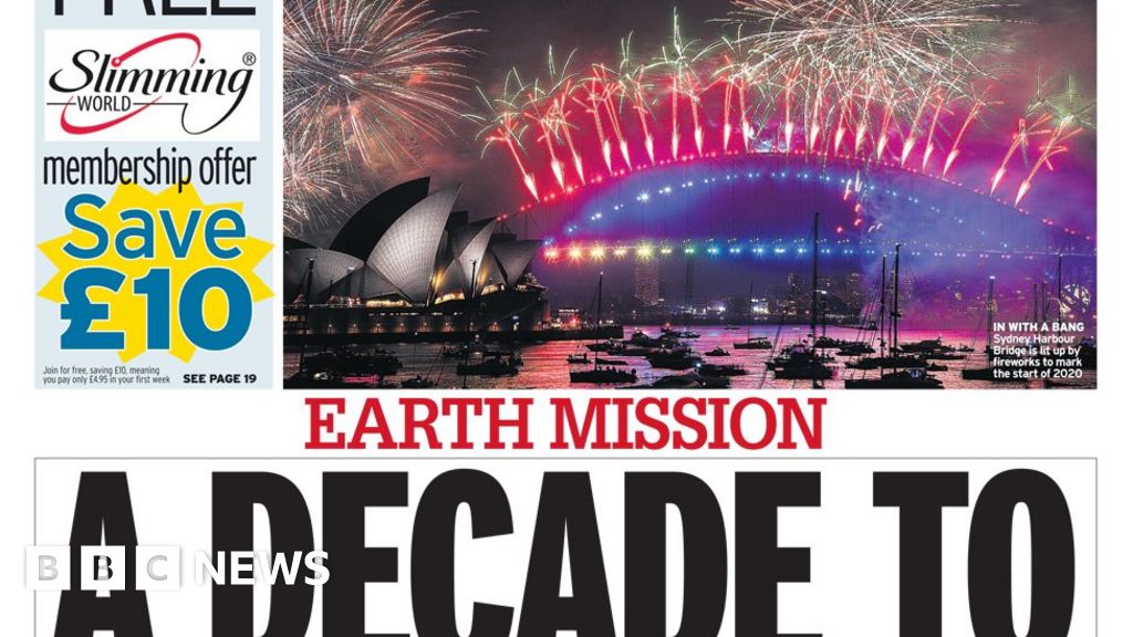 The Papers: 'Decade to save Earth' and 2020 'wave of optimism' thumbnail