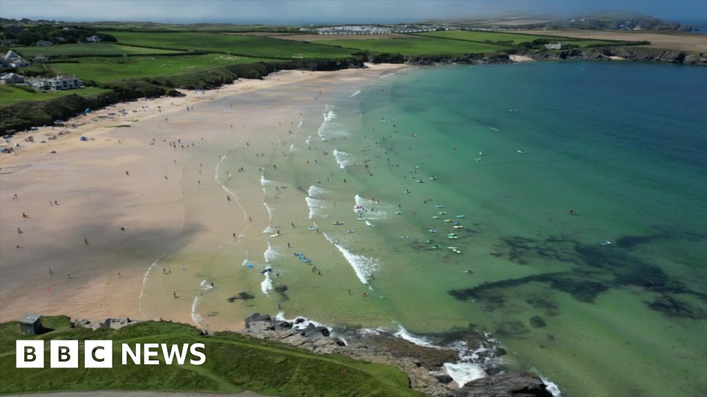 Harlyn shops Bay, Cornwall