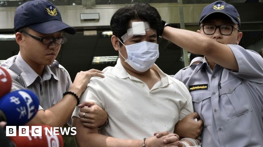 Samurai sword attack at Taiwan's presidential palace