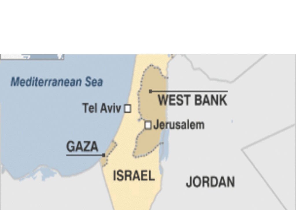 Israel Map And Satellite Image