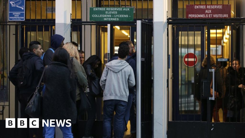 French schools 'allow smoking on grounds' over terror threat BBC News