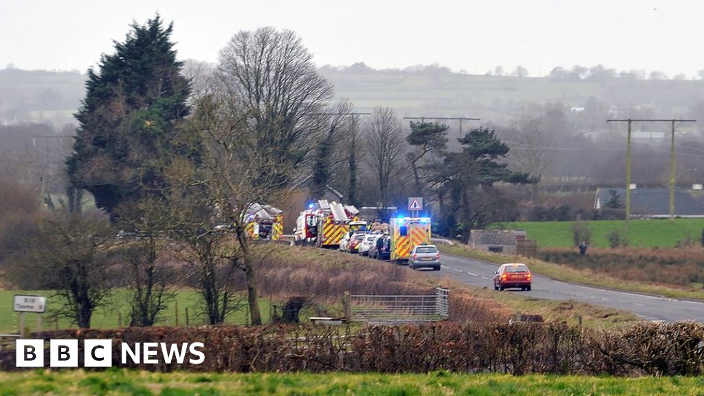 Five-year-old boy dies after falling in river in Ballymena - BBC News