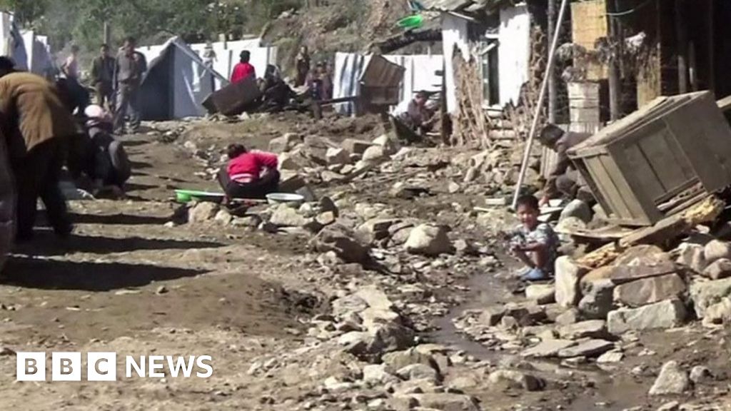 North Korea: Red Cross Footage Shows Flood Devastation - BBC News