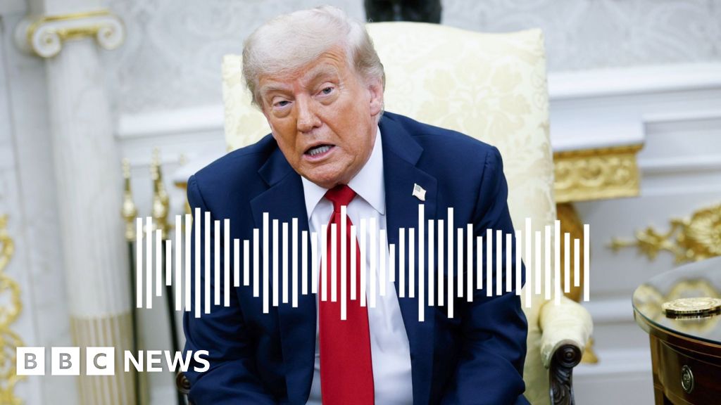 Listen: 'I trust almost nobody,' Trump says when asked about Putin thumbnail