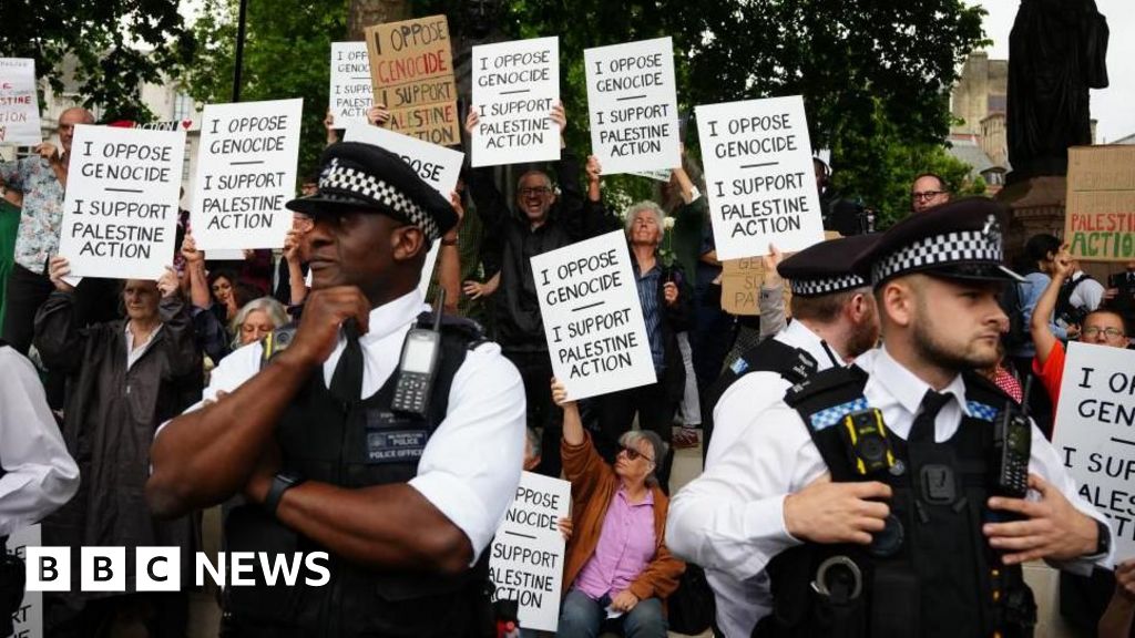 Arrests after protest in support of Palestine Action, police say