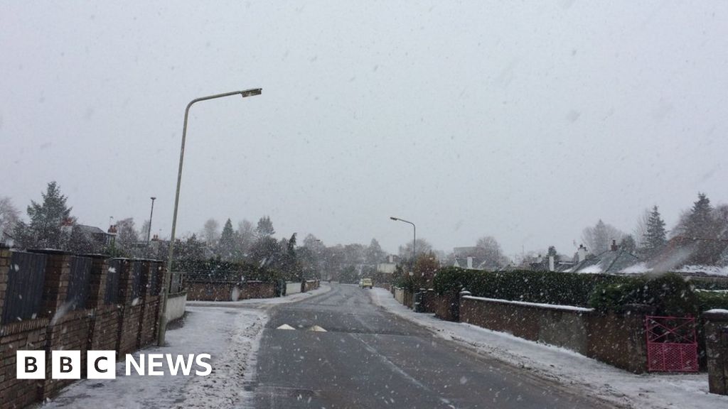 Ice warning for Scotland amid fresh snowfall in Highlands BBC News