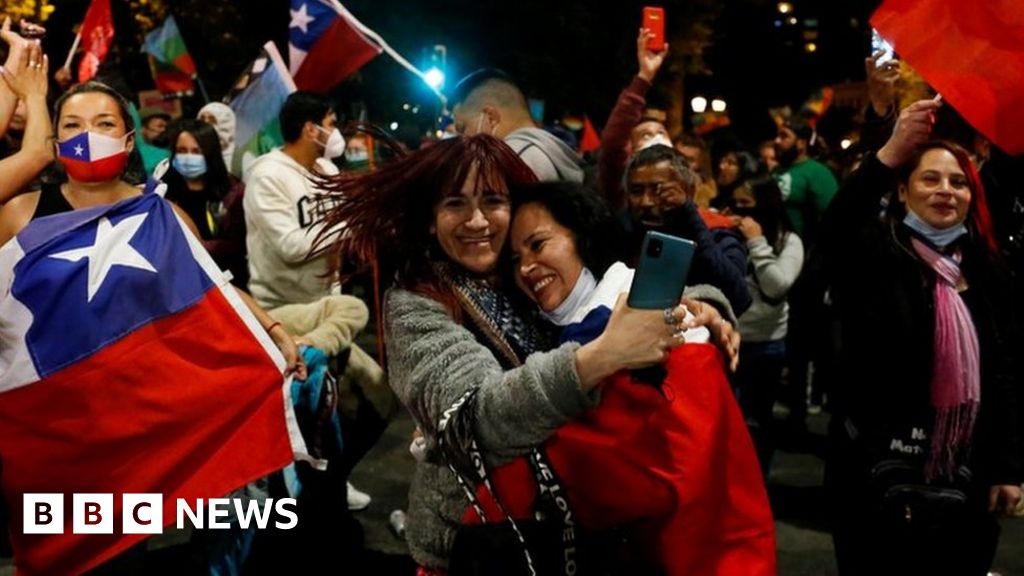 Jubilation as Chile votes to rewrite constitution - BBC News