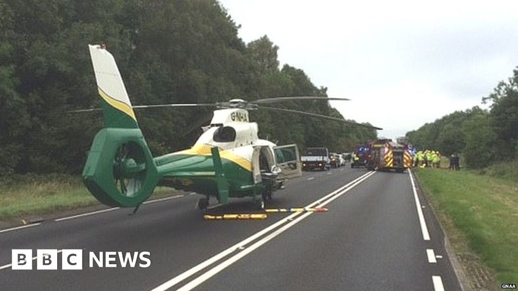 A69 crash Two killed in accident named by police BBC News