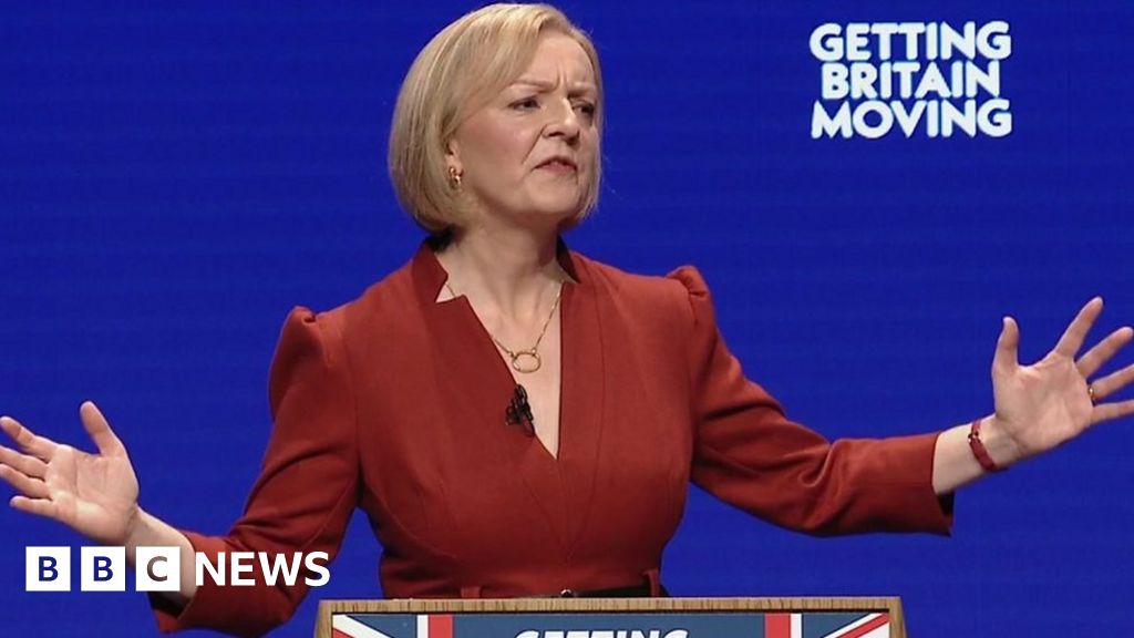 Tory conference: Liz Truss critical of 'anti-growth coalition'