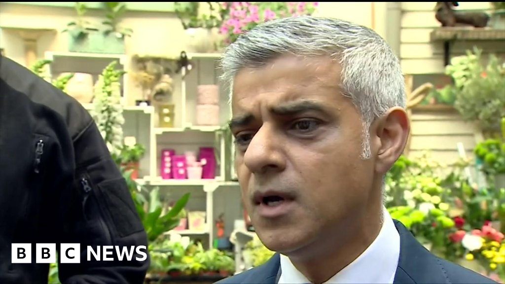 London Fire: Questions Need To Be Asked, Says Mayor Sadiq Khan - BBC News