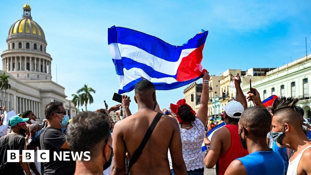 Cuba says more than 700 charged over anti-government protests