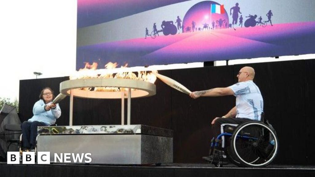 Paralympic Flame Lit in Stoke Mandeville