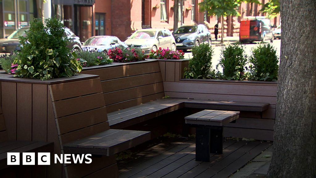 The Parklets Popping Up In Belfast City Centre Bbc News