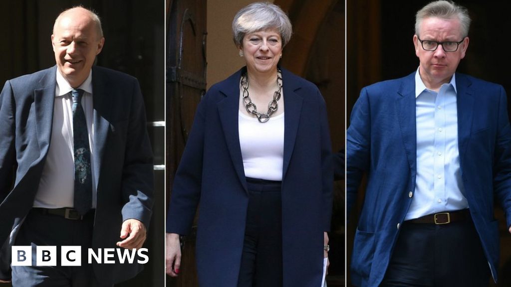Cabinet Reshuffle Theresa May Praises Tory Talent Bbc News 