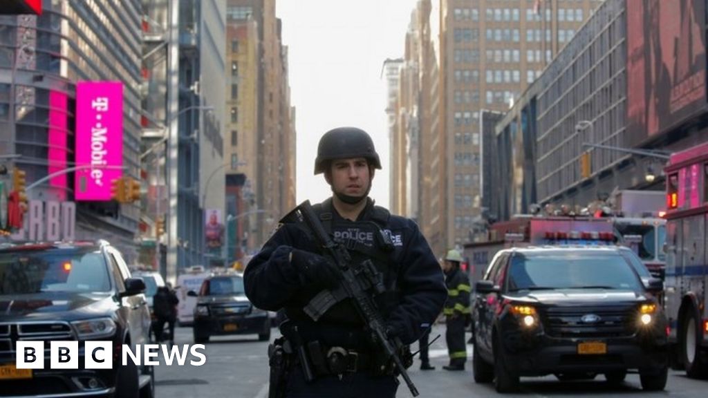 New York Port Authority Attack Man Held After Manhattan Blast Bbc News