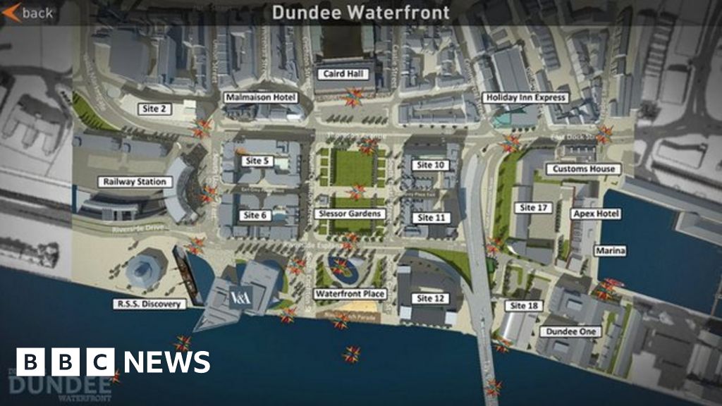 Dundee waterfront roads plan 'on budget' BBC News