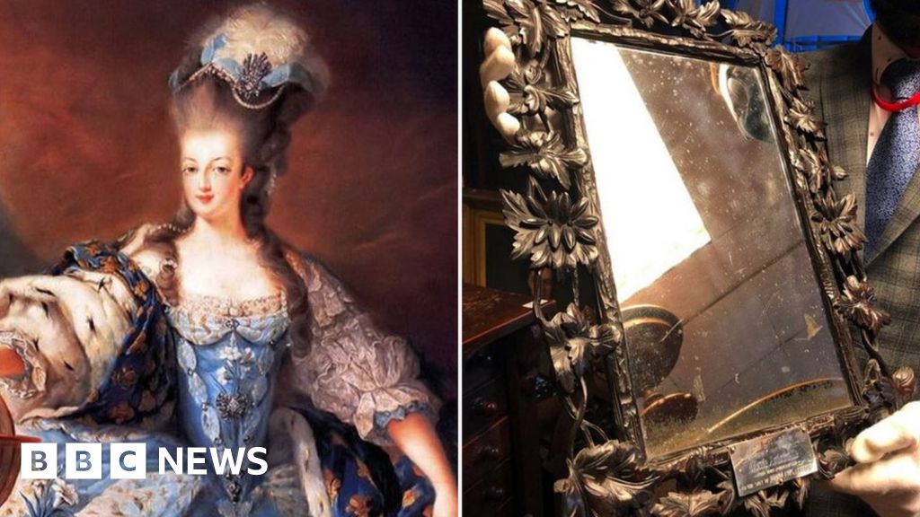 Marie Antoinettes Mirror Hung In Toilet Fetches £10k Bbc News