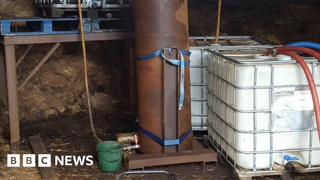 Two fuel laundering plants are uncovered in Draperstown BBC News
