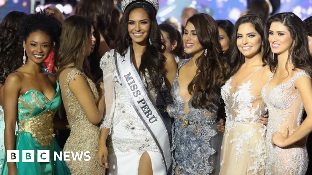 Miss Peru Pageant Turns Into Gender Violence Protest Bbc News 